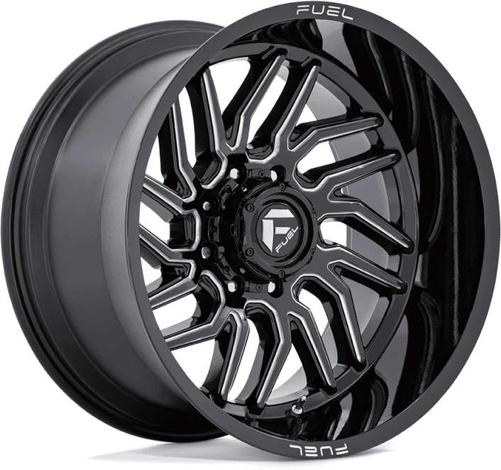 Fuel Off-Road Jantă de Aluminiu, FUEL D807 HURRICANE, 20x9.0, ET 20, 8x180, 124.2, Negru