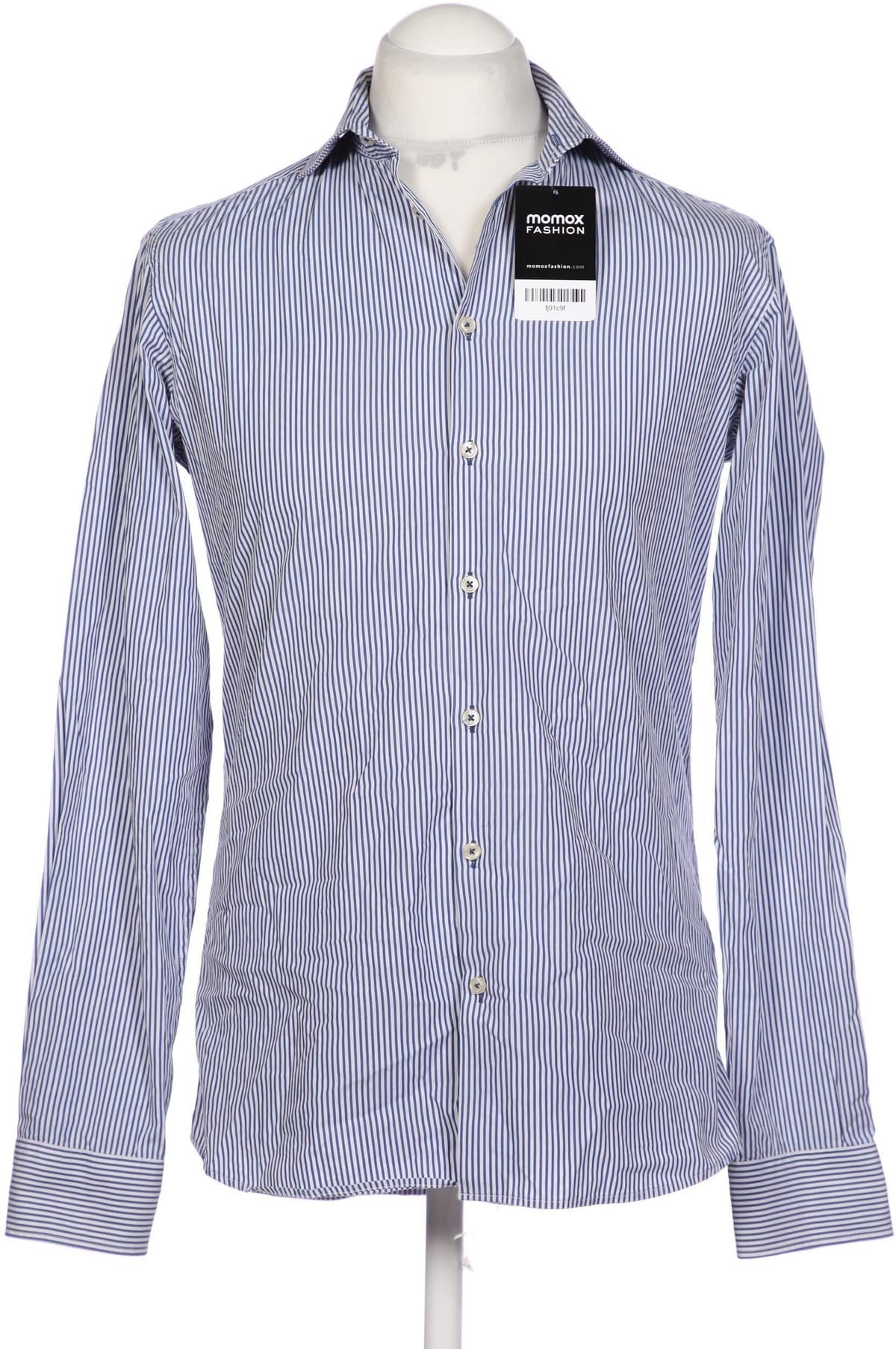 Jake s Herren Hemd, Blau, Gr. 39, Baumwolle - Second Hand