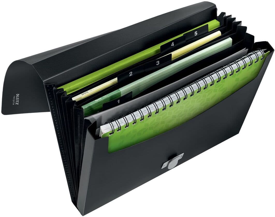 LEITZ Projektmapp recycle PP A4 svart