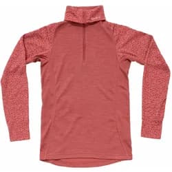 Devold Duo Acitve Merino 205 Zip Neck Langarmshirt Damen marsala- Gr. M