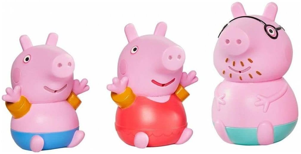 Tomy Toomies Peppa Pig - Daddy Pig, Peppa & George Squirters (Daddy)