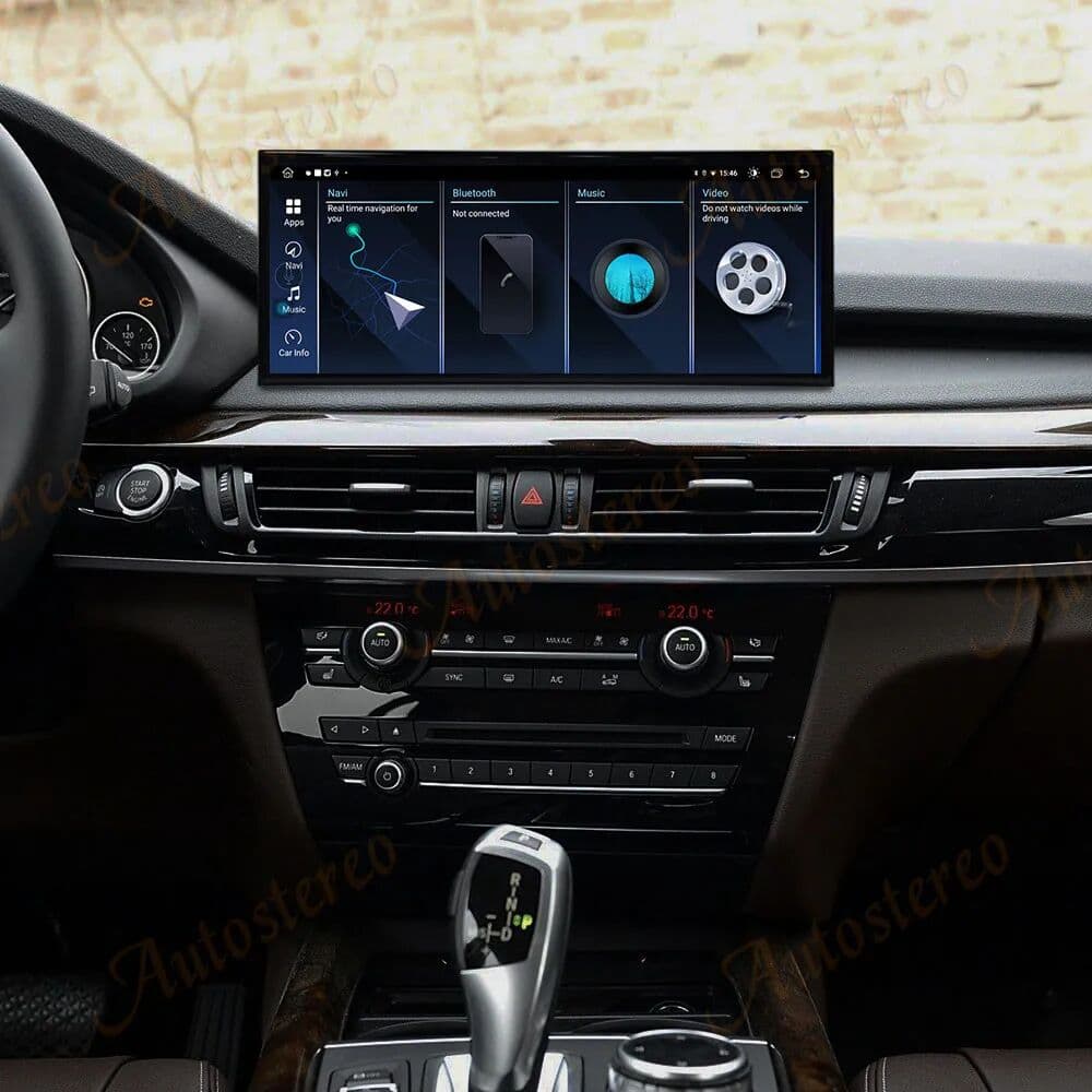 ZWNAV 15.8 Inch Qualcomm Android 14 Carplay For BMW X5 F15 X6 F16 X5M Car Multimedia Player GPS Navigation Car Radio Screen Head Unit