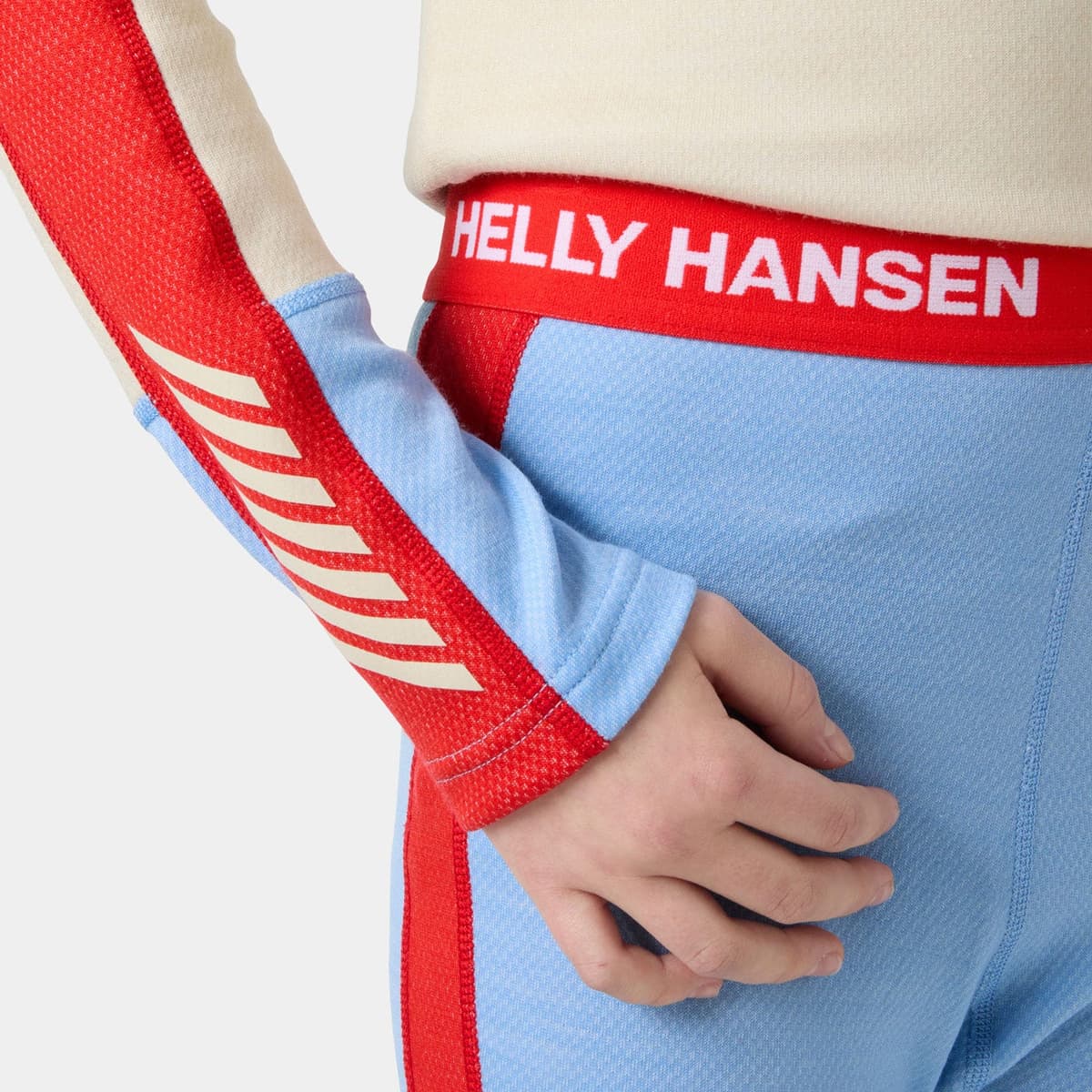 Helly Hansen Juniors' Lifa® Merino Midweight Base Layer Set - Blue/Purple - 12