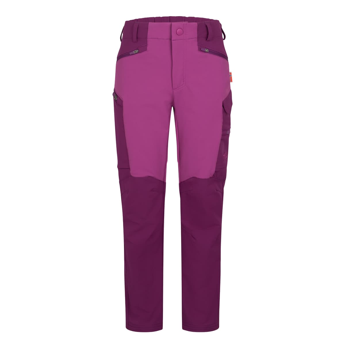 Trollkids Seiland Hose Kinder Wanderhose lila Größe 110 Trekking Elastisch