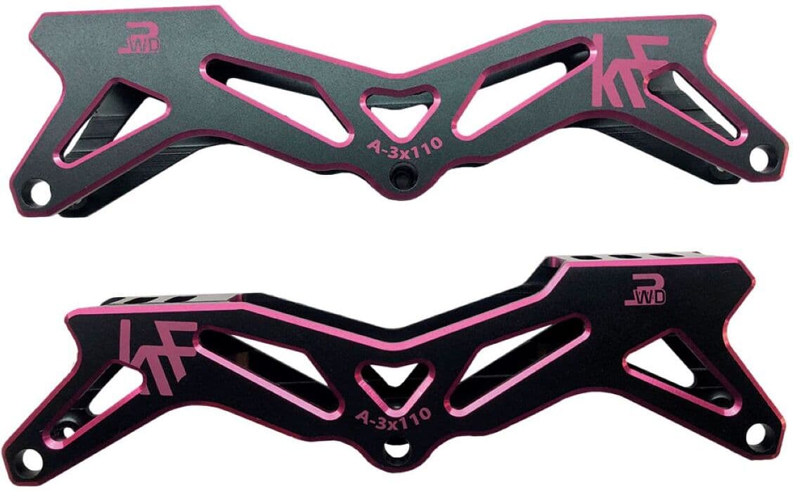 KRF Pack de 2 guías para patines . Rosa