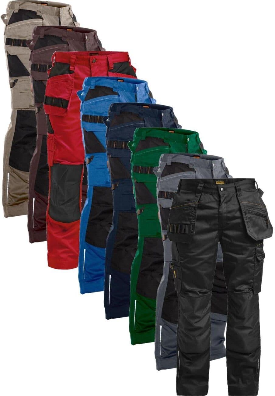 Jobman 2322 Håndværkerbukser Khaki / Black D108
