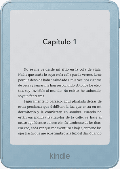 eBook - Amazon Kindle 2026 (32 GB, última generación), Pantalla 6", 32GB, WiFi 5, Diseño de aluminio, Sin publicidad, Azul alpino