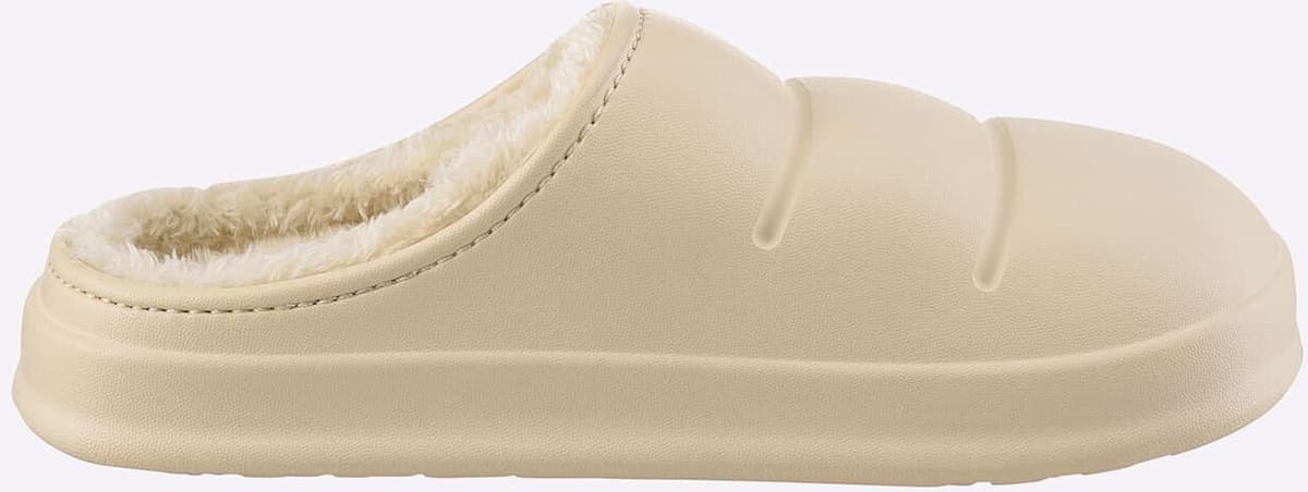 Pantolette HEINE, Damen, Gr. 38, beige, Schuhe Pantolette beige 38