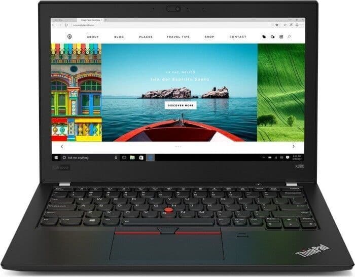 Lenovo ThinkPad X280   i5-8350U   12.5"   8 GB   128 GB SSD   WXGA   Webcam   Win 11 Pro   FI