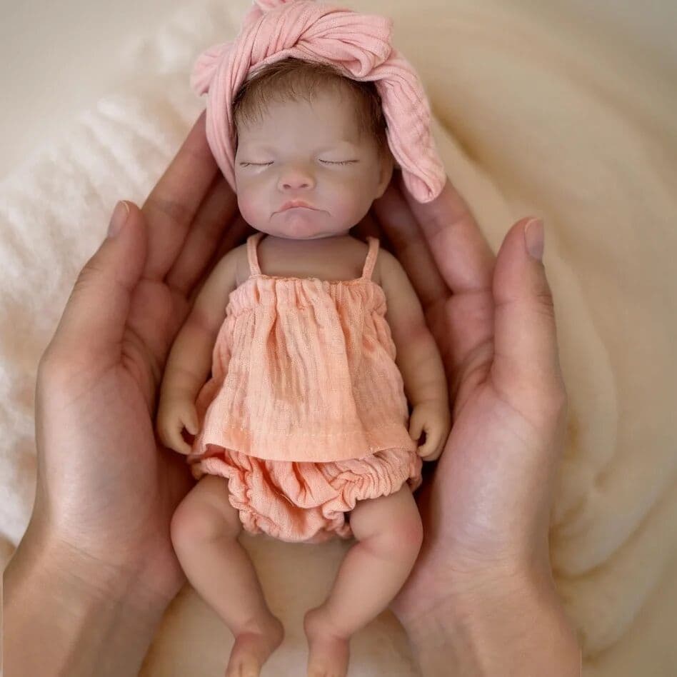 CatDoneca 10Inch Open Mouth Bebe Reborn Silicone Girl Doll With Rooted Hair 3D Paint Skin Soft Touch born Girl Doll for Kids Gift