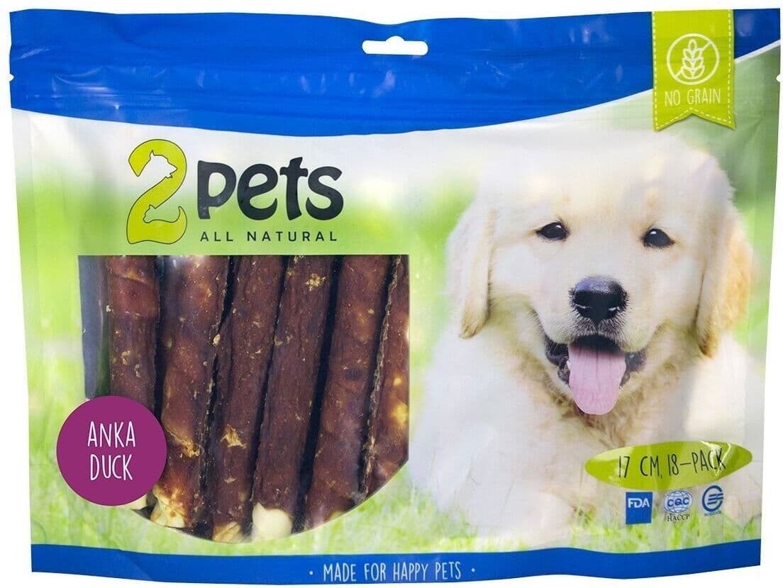 2pets Tuggrulle Med Anka 18-pack