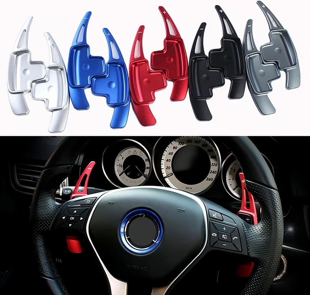 Cherk Paddle Shifter For Mercedes-Benz A Class A180 A200 A220 A250 W176 2013-2015 Aluminum Alloy Car Steering Wheel Shift Paddle 2PCS