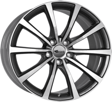 Brock B32 Black Clear Matt 8.5x18 ET 38 5/114.3 Alufelge Schwarz