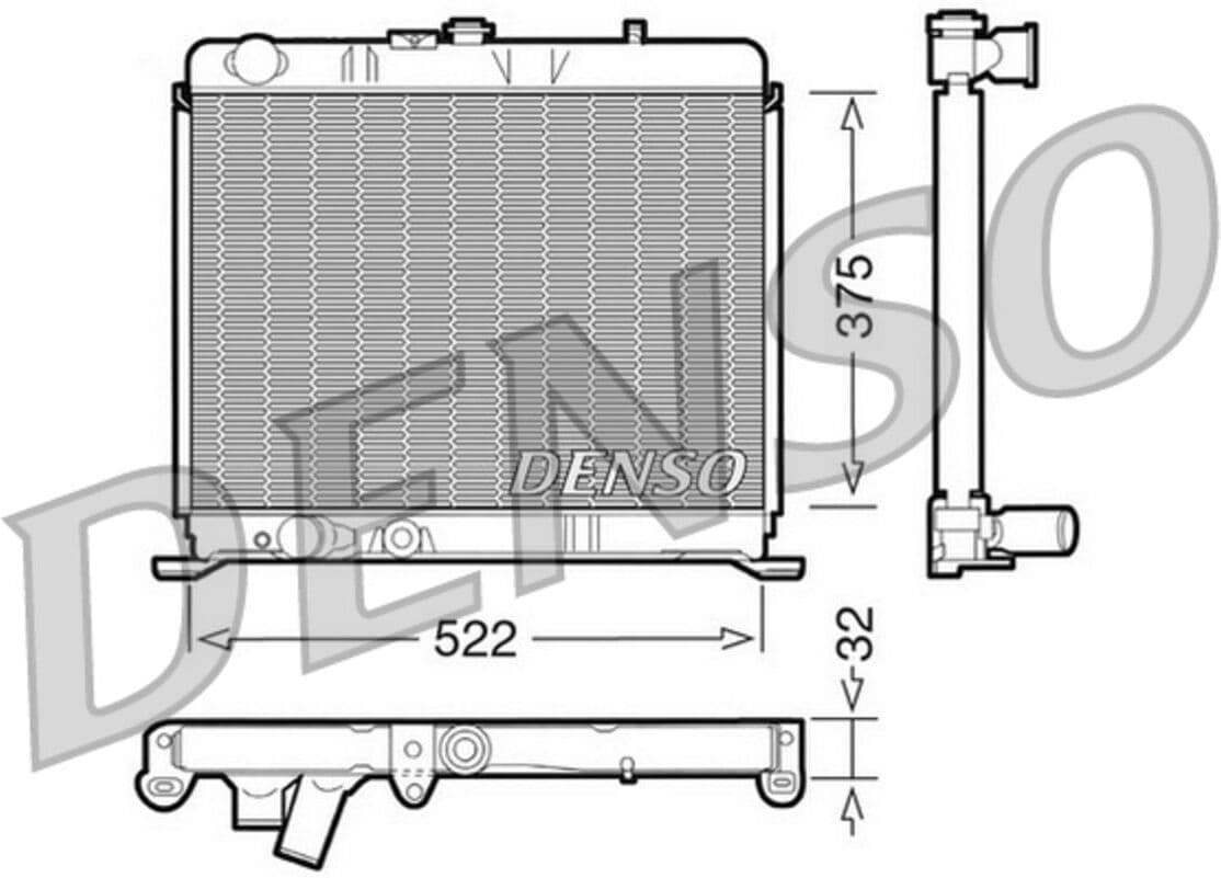 Arrefecedor do motor DENSO DRM21060