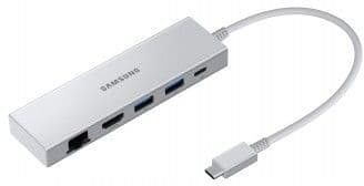 Samsung multiport adapter silver (type-a, rj45, hdmi & power type-c)