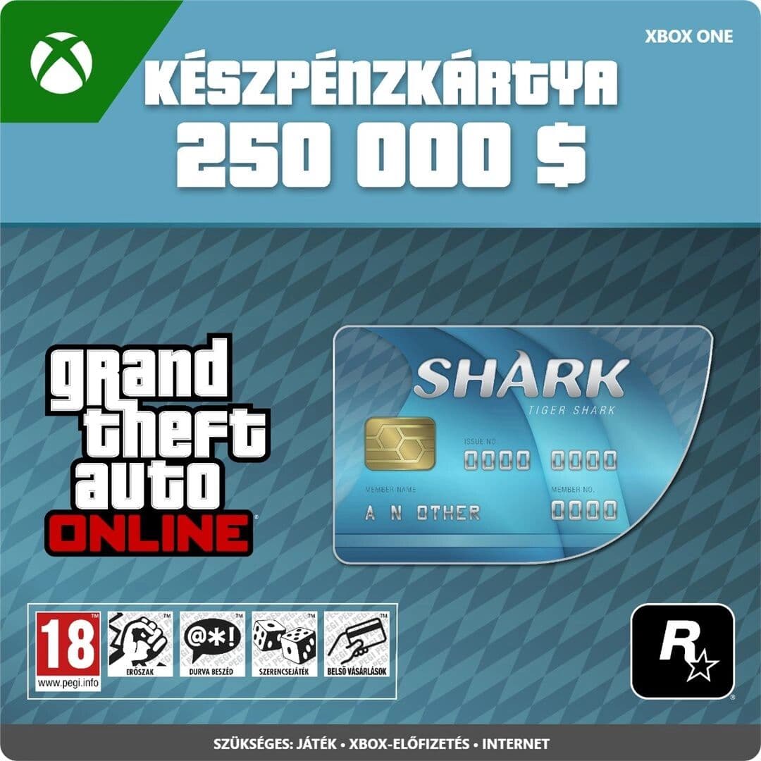 Rockstar Games ESD MS - GTA Online: Tiger Shark Cash Card (Xbox One) Xbox One