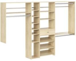 Easy Track 9 Ft. W. Premium Laminate Closet Kit