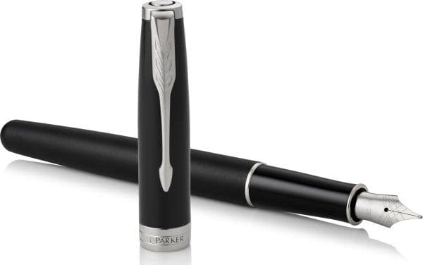Parker Sonnet Matte Black Ct Fyldepen   M