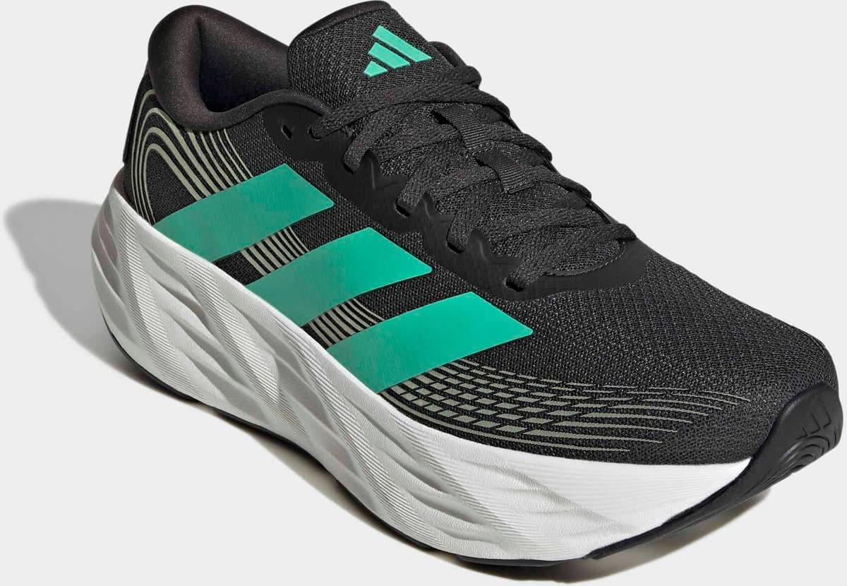 Laufschuh ADIDAS PERFORMANCE "GALAXY 8", Herren, Gr. 41, carbon, hi, res grün, almost lime, Synthetik, Textil, Schuhe Laufschuh, für mehr Dämpfung carbon, hi, res grün, almost lime 41