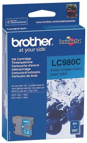 Brother LC980C - Cyan - original - blÃ¤ckpatron