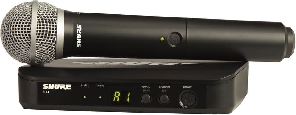Centro de micrófono inalámbrico UHF con Micro Hand PG58 - SHURE