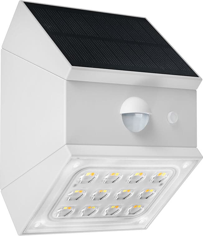 V-Tac Lampada Led Solare 2.5w Cct Con Sensore Pir Ip65 Colore Bianco – Sku 24097