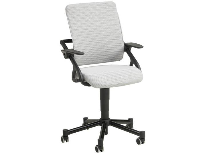 Paidi Jugenddrehstuhl, Schwarz, Hellgrau, Kunststoff, Drehkreuz, 58x83-97x60 cm, Oeko-Tex® Standard 100, Stoffauswahl, Sitzfläche 360° drehbar, Bezug abnehmbar, Babymöbel & Kindermöbel, Kinderzimmer & Jugendzimmer, Kinderdrehstühle & Jugenddrehstühle