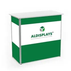 Promotiontheke Rechtecktheke mit Druck und Tasche Frameless