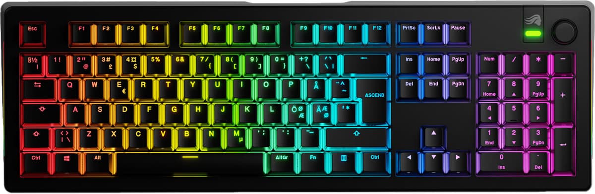 Glorious Gmmk 3 Pre-Built Tastatur [Fox Linear] - Svart