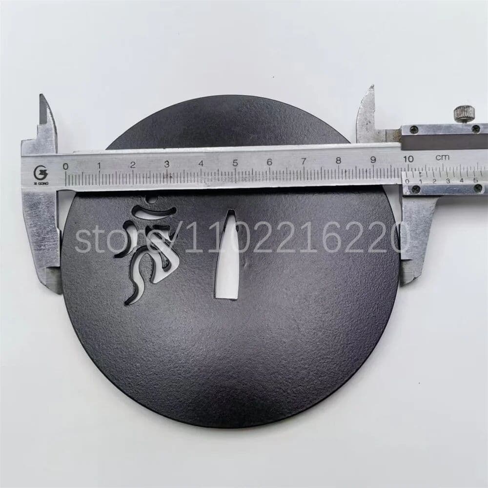 NONE Good Quality Tsuba Guard Handguard Steel Iron Material For Real Japanese Samurai Katana Sword Fittings  Parts Accessory