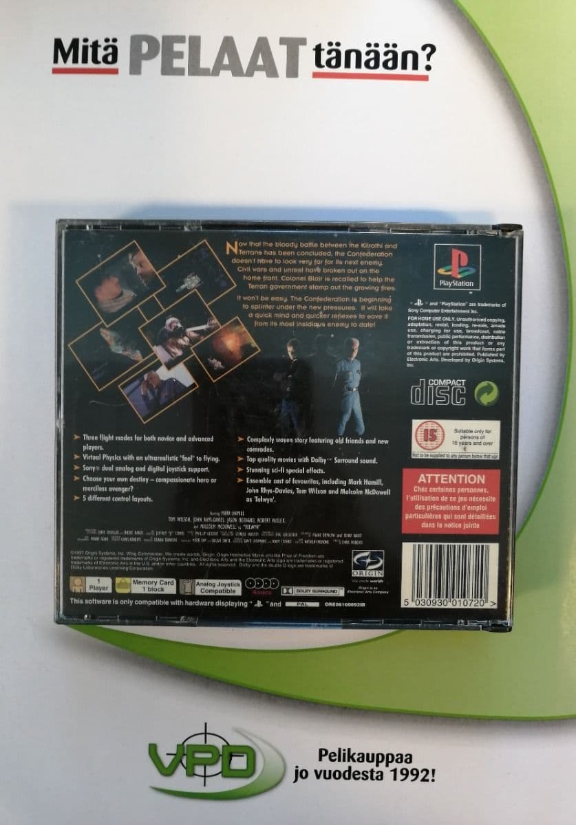 Wing Commander IV (Boxed) PS (Käytetty)