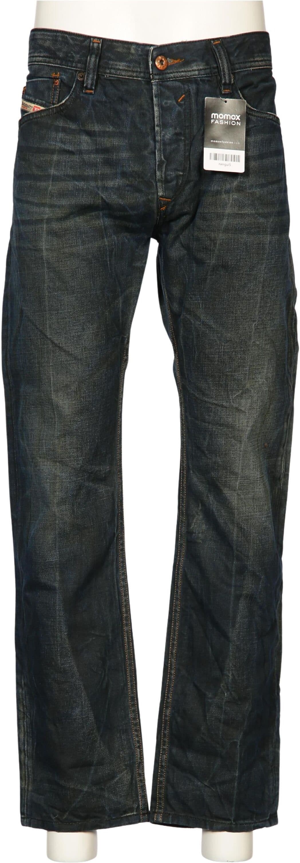 Diesel Herren Jeans, Blau, Gr. W31, Leder / Baumwolle - Second Hand