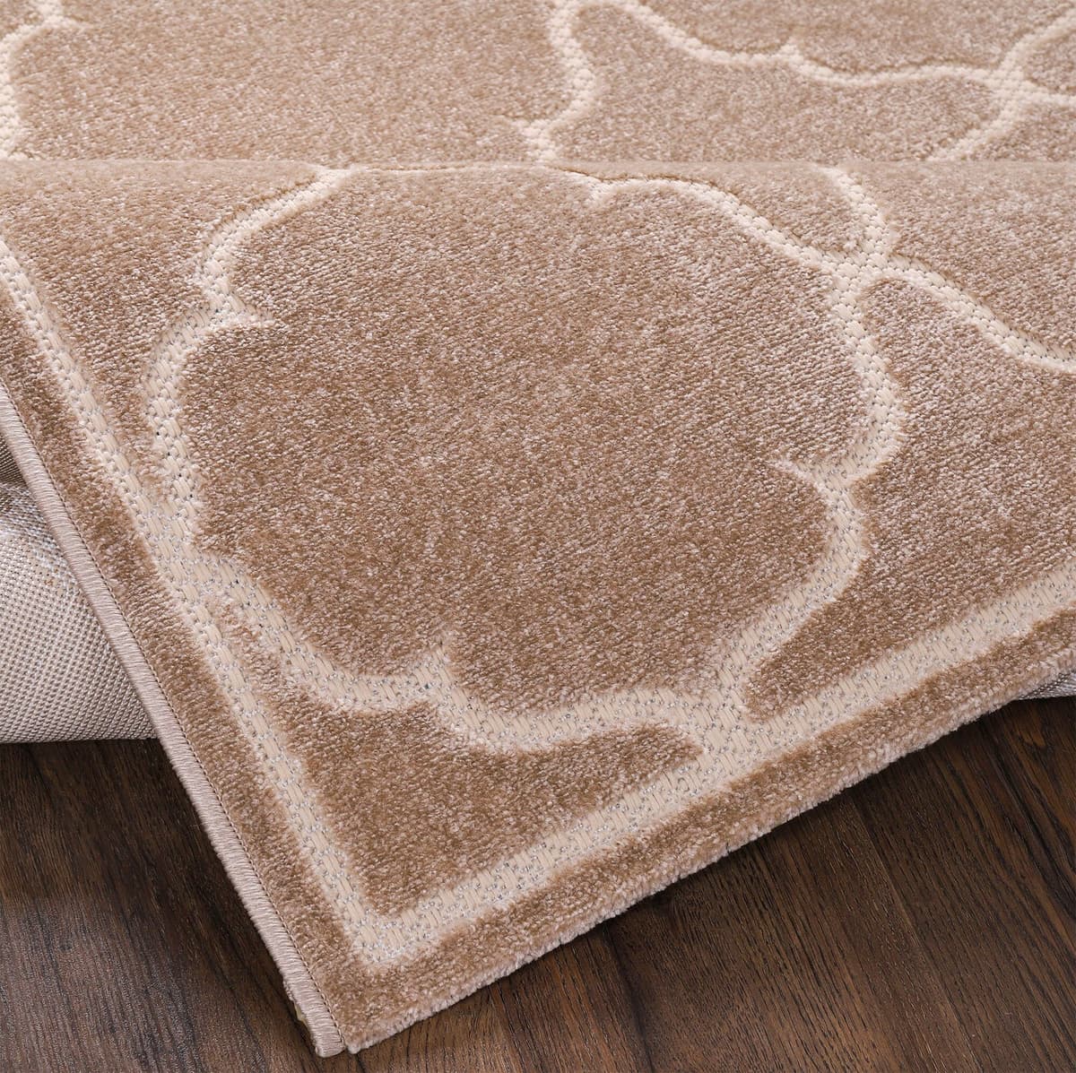 Sanat "Berlin, auch als Läufer und in Rund" rechteckig 6 mm Höhe In -und Outdoor geeignet, robust und pflegeleicht beige B : 60cm 1 Stk., 6mm, L: 110cm