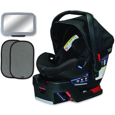 Britax B-Safe 35 Elite Infant Car Seat Bundle - Midnight