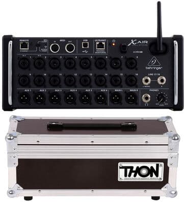 Behringer X Air XR18 Thon Case Bundle Marron