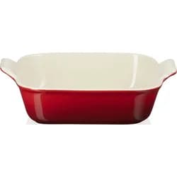 Heritage Backform 23 cm quadratisch kirschrot