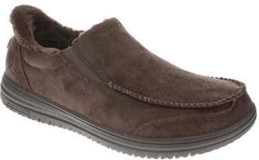 Skechers USA Murette-Scofield (Men's) Casual Shoes in Chocolate, Size 10.5 M, Synthetic