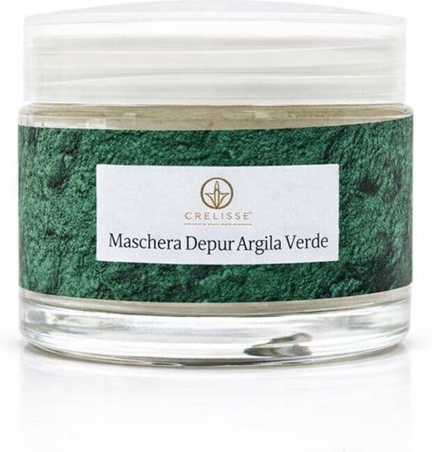 Crélisse – Soins Cheveux, Visage et Corps Masque purifiant argile verte - 50ml