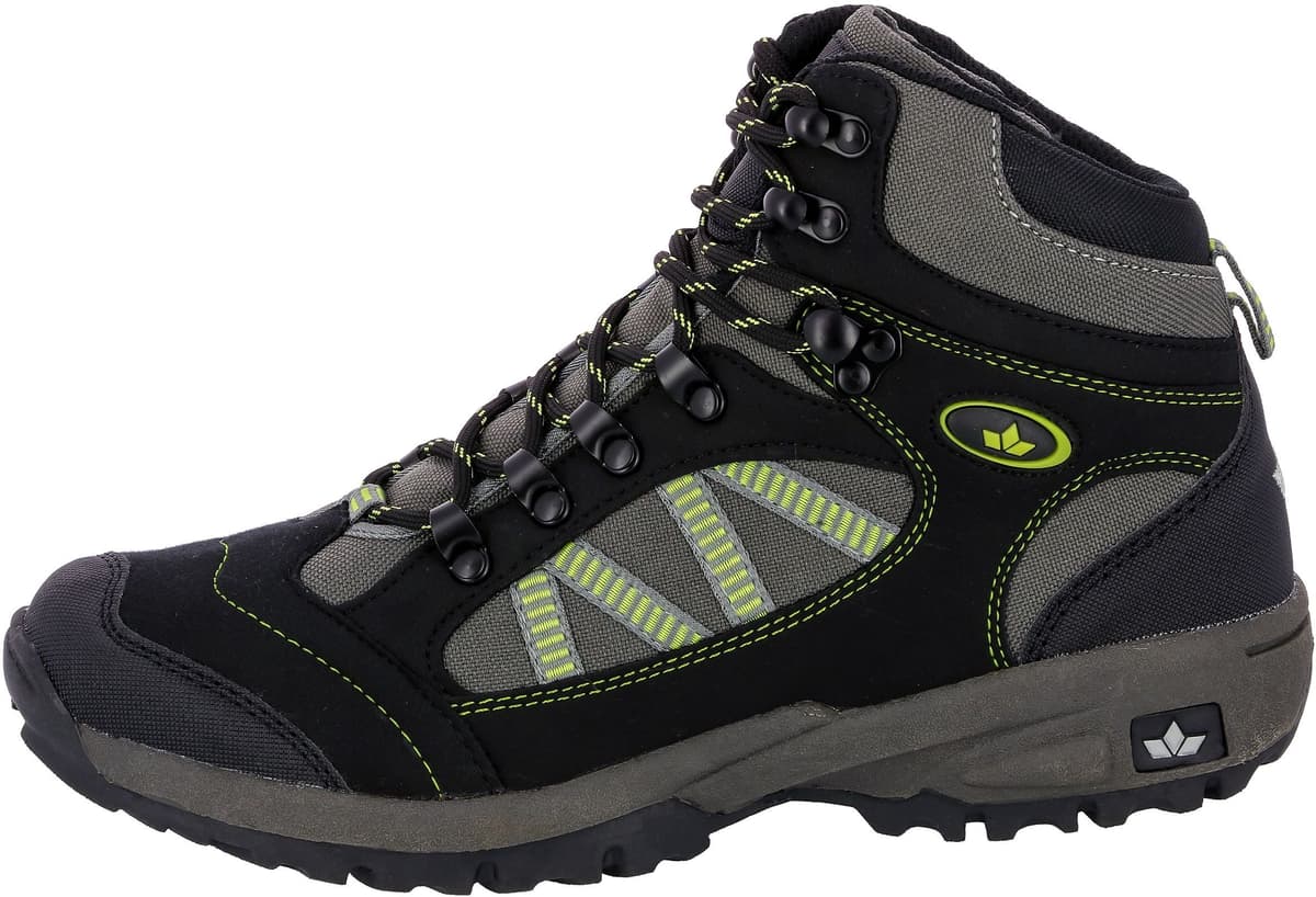 Wanderschuh LICO "Outdoorstiefel Rancher High", Herren, Gr. 40, Textil, schwarz, Synthetik, Schuhe Wanderschuh