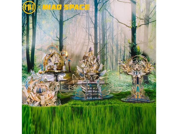 MU Elf Series Puzzle 3D en métal stéréoscopique fait à la main, jouet pour table, décoration de bureau, cadeau anti-stress
