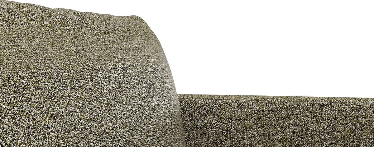 3,5-Sitzer FLEXLUX "Bolzano, Megasofa, aktuelles Design", grün (fall grün), B:207cm H:61cm T:90cm, 62% Polyester, 17% Cotton, 14% Viscose, 7% Linen, Sofas, 3 5-Sitzer, sehr bequem durch Kaltschaum, im Sitz, lose Sitz -& Rückenkissen