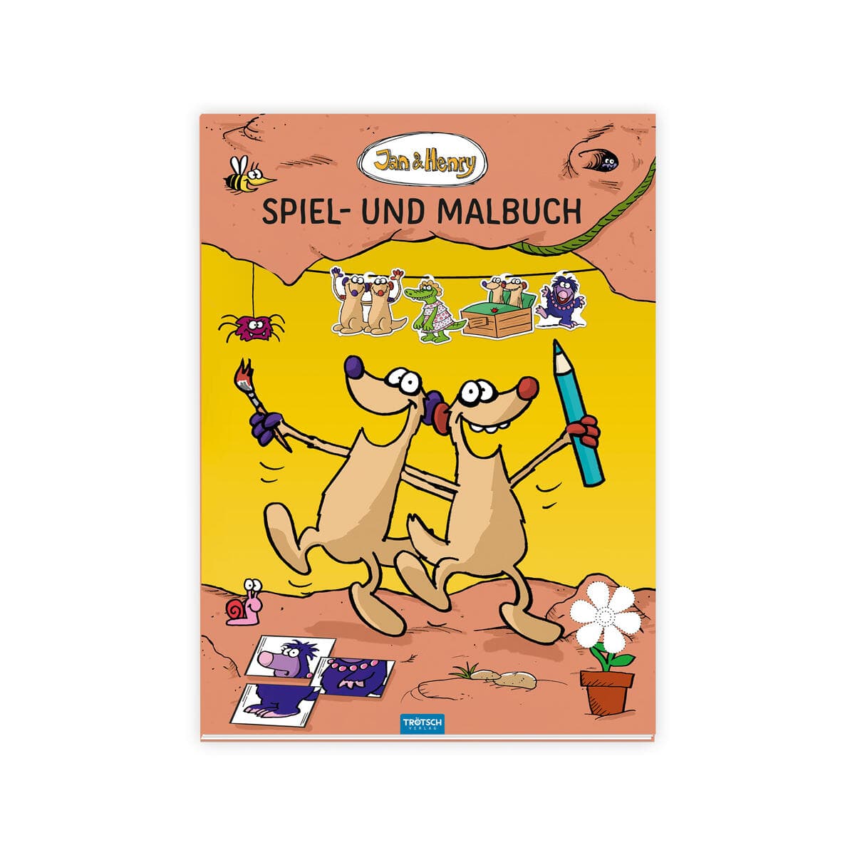 Trötsch Jan und Henry Spiel- und Malbuch