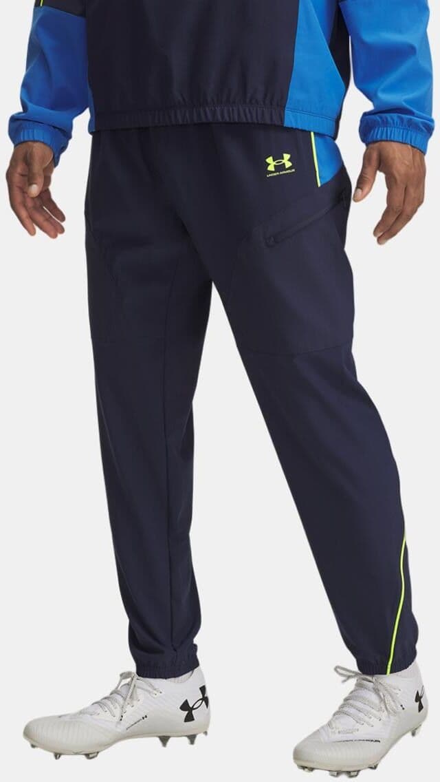 Under Armour Pantalón de hombre M Challenger Warm-Up Pnt .  (L) Azul marino