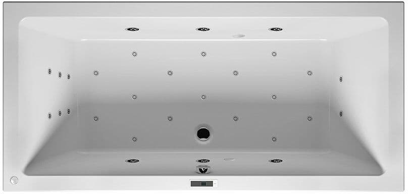 Riho Lusso wanna prostokąta 170x75cm z hydromasażem BLISS prawa B007007005