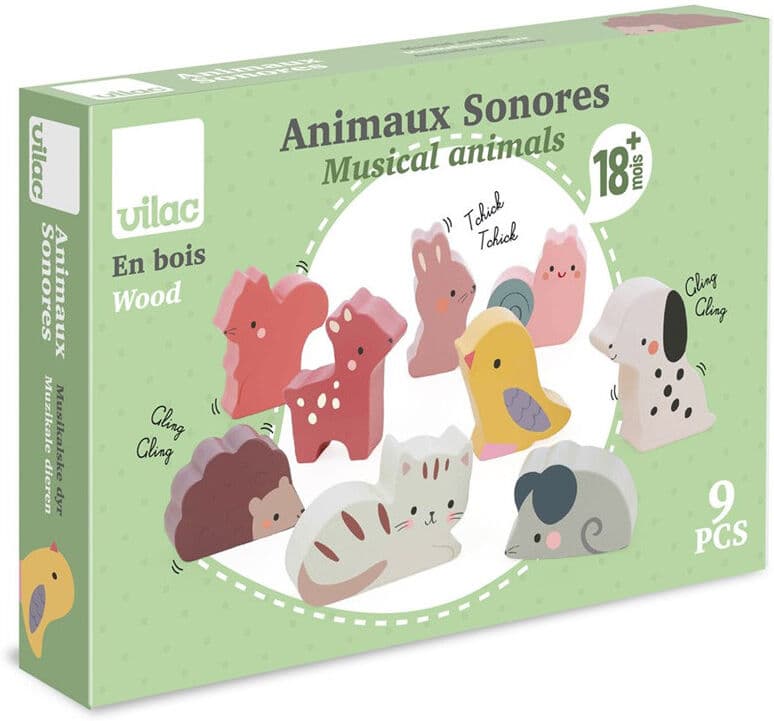 Animaux Familiers sonores Sarah Betz - Vilac