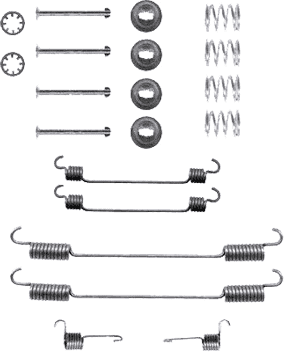 METZGER 105-0766 Tarvikesarja, jarrukengät