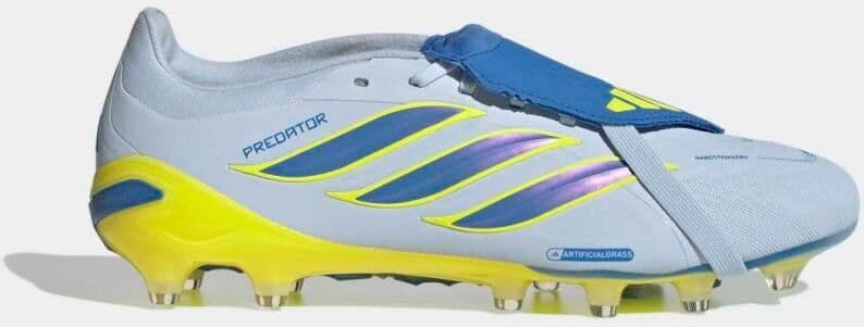 Adidas Botas de fútbol de Hombre PREDATOR PRO FT AG .  (46 y 2/3) Azul / Amarillo