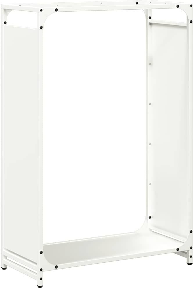 vidaXL Portant de bois chauffage blanc 60x28x90 cm