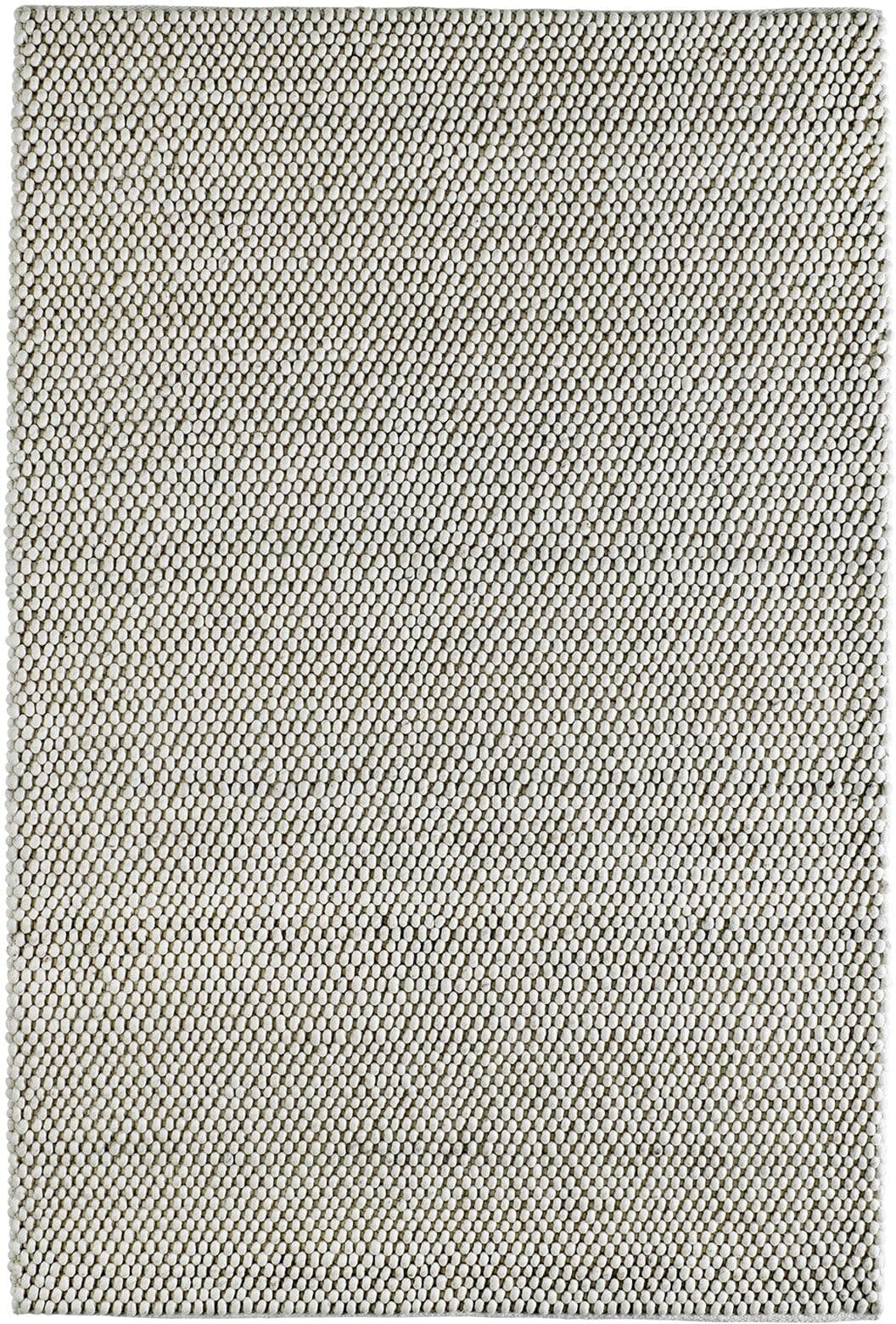 Teppich KAYOOM "Attic 590", beige (elfenbein), B:200cm H:18mm L:290cm, Wolle, Teppiche, Teppich, Kurzflor, Scandic Optik, Wolle mit Viskose, Wohnzimmer elfenbein B : 200cm 1 Stk., 18mm, L: 290cm