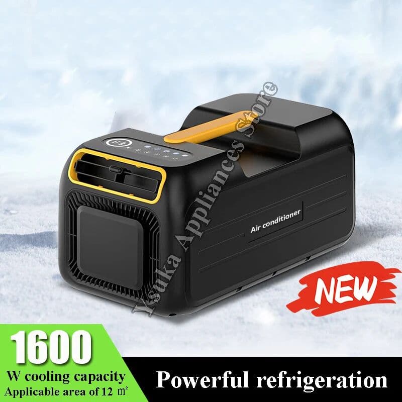 HAOYUNMA Portable mobile air conditioner outdoor camping household single cooling all-in-one machine without external machine